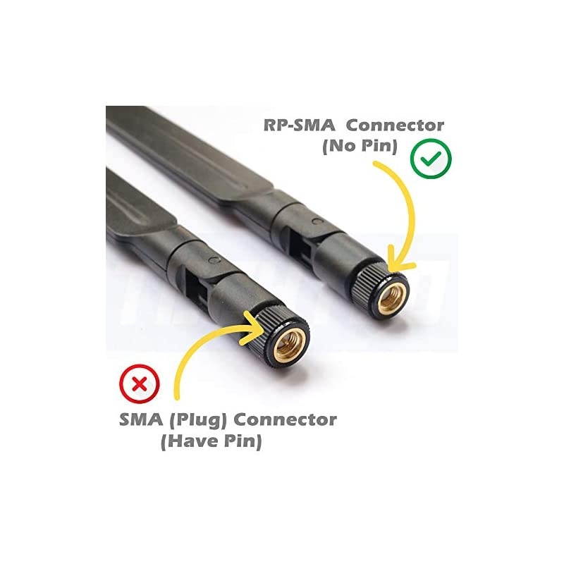 3G 4G LTE Antenna Wide Band 5dbi 7002600Mhz Omni Directional GSM WiFi Antenna with RP SMA Connector for CEP Router Access Point Wireless Rang Extender and Other Network Device 1Pack