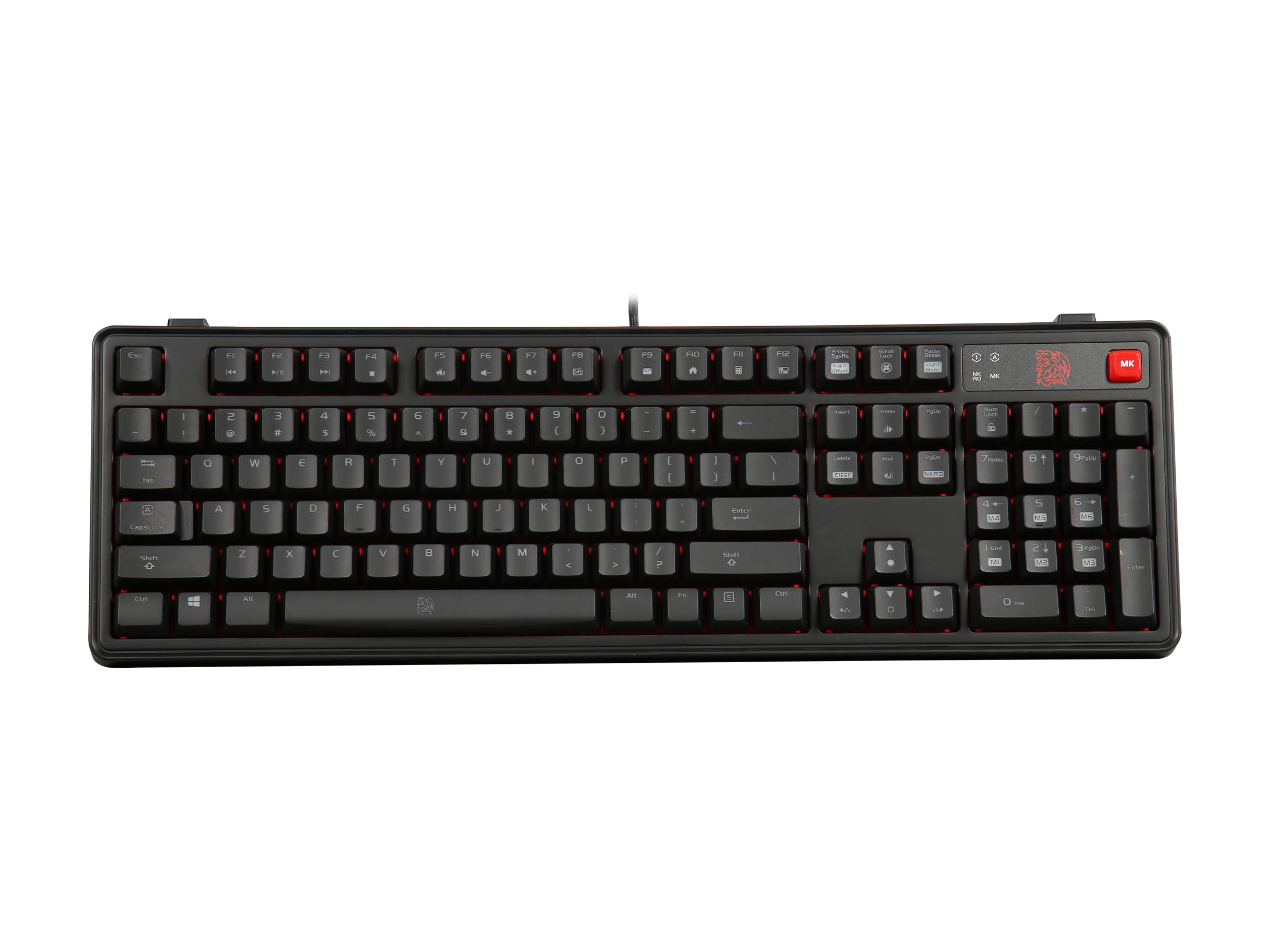 Thermaltake Tt eSports Meka Pro Mechanical Gaming Keyboard - Cherry MX Red Switch
