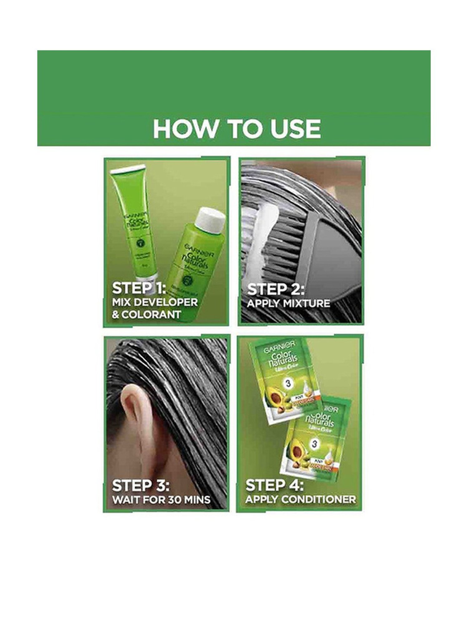 Garnier Color Naturals Creme Riche Hair Color Shade 6.26 Plum Red - 55 ml + 50 gm