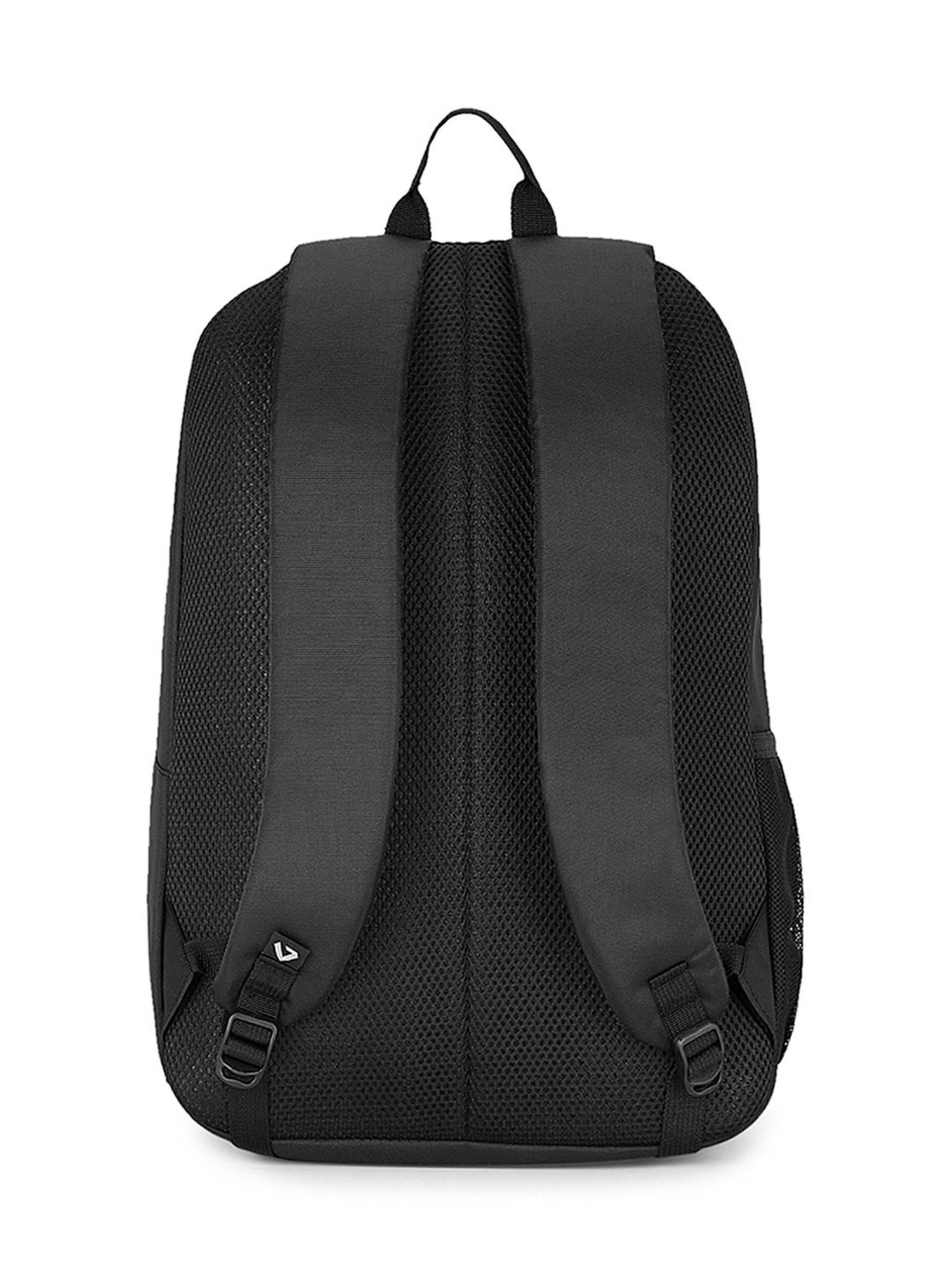 The Vertical Wanderlust Seth Black Textured Medium Backpack