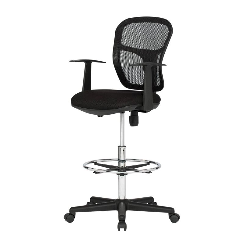 Riviera Drafting Chair - Black