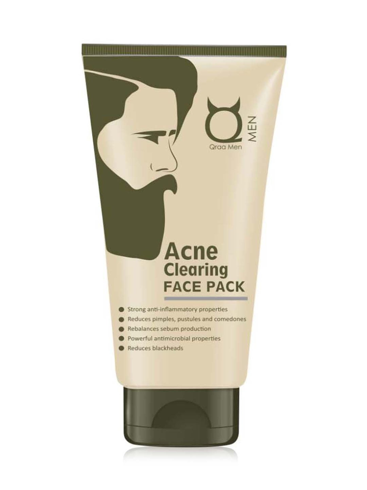 Qraa Men Acne Clearing Face Pack - 100 gm