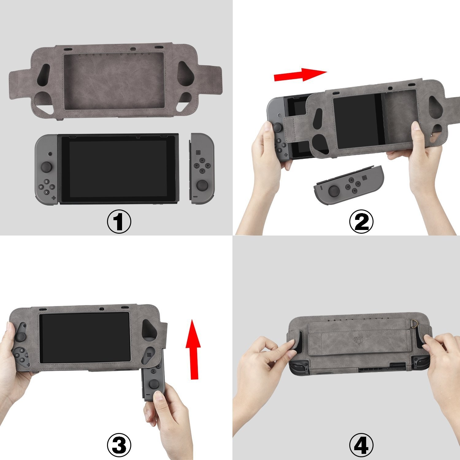 Wristband is suitable for Just Dance 2021 2020 2019 switch, hands-free elastic wristband, suitable for Nintnedo Switch dance accessories, a pair of JoyCon grips (blue + red), children's edition