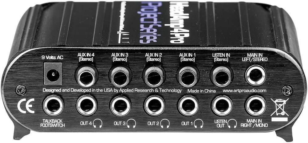 ART HeadAmp 4 Pro with Talk Back