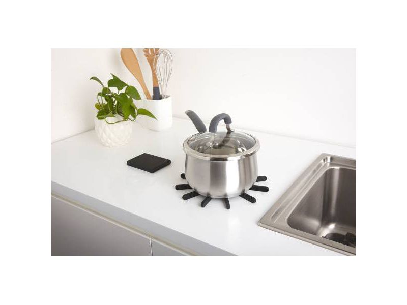 2pk Silicone Trivets Black - Umbra