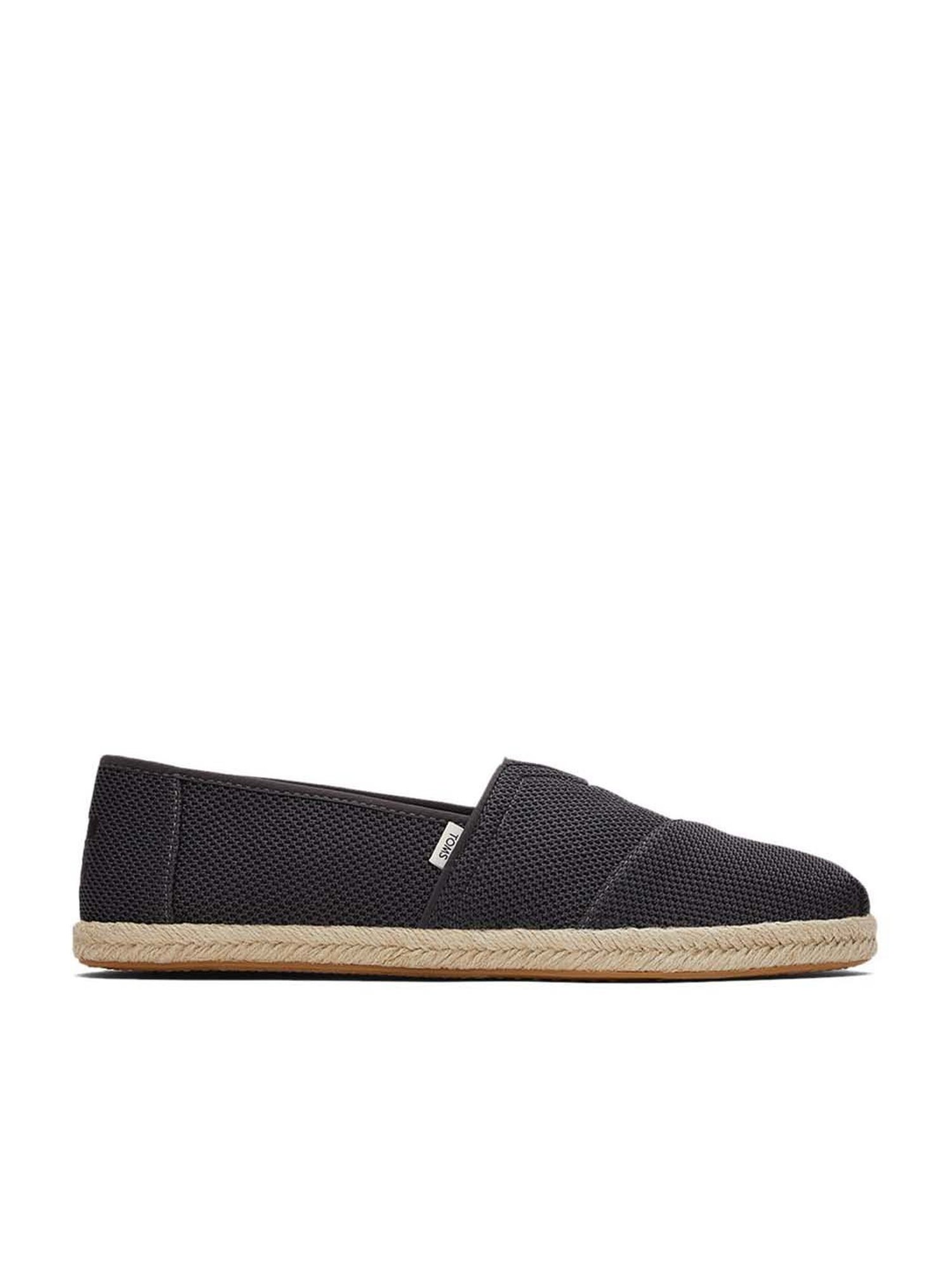 TOMS Men's Alpargata Rope Ink Black Espadrille Shoes