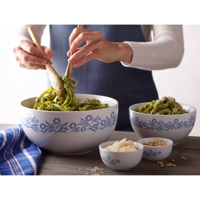 CorningWare Cornflower 3pc Ceramic Mixing Bowls