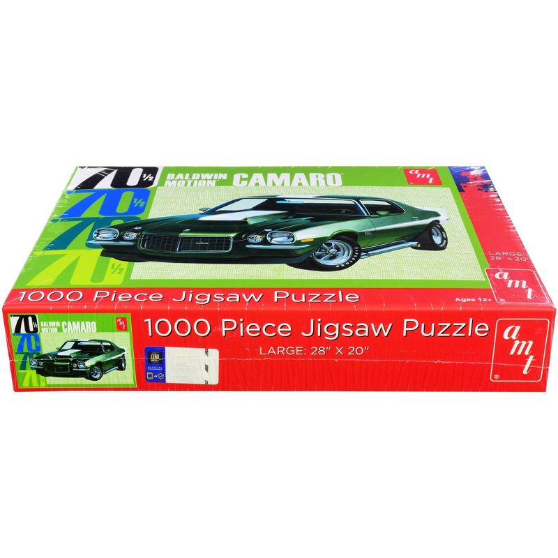 Jigsaw Puzzle 1970 1/2 Baldwin Motion Chevrolet Camaro MODEL BOX PUZZLE (1000 piece) by AMT