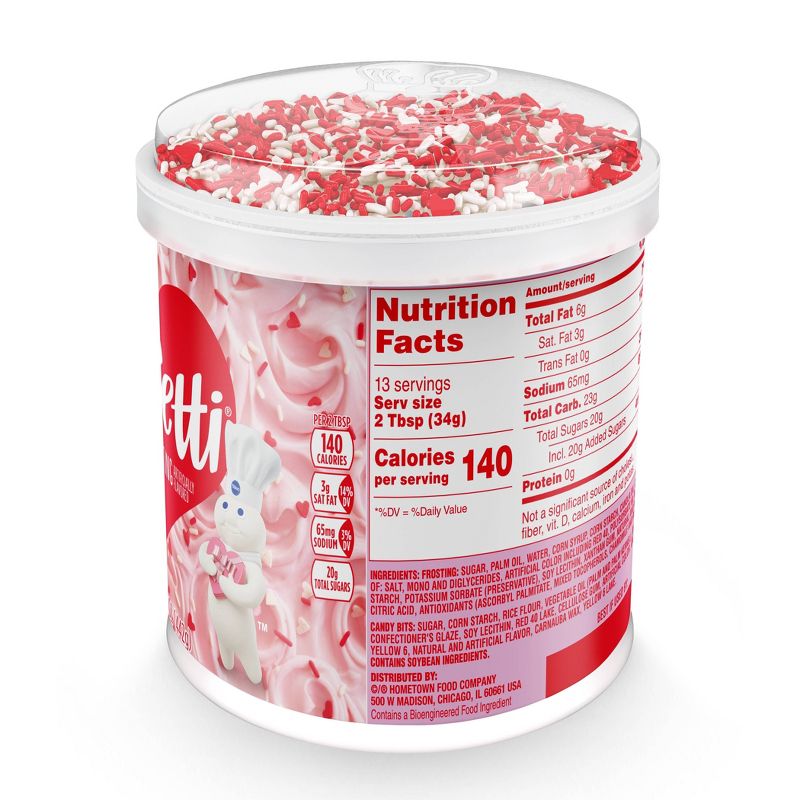 Pillsbury Valentine's Funfetti Frosting - 15.6oz
