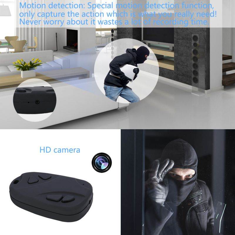 Mate 808 1080P 70 Degree Keychain Spy Camera RC Camera Motion Detection FPV HT Security camera