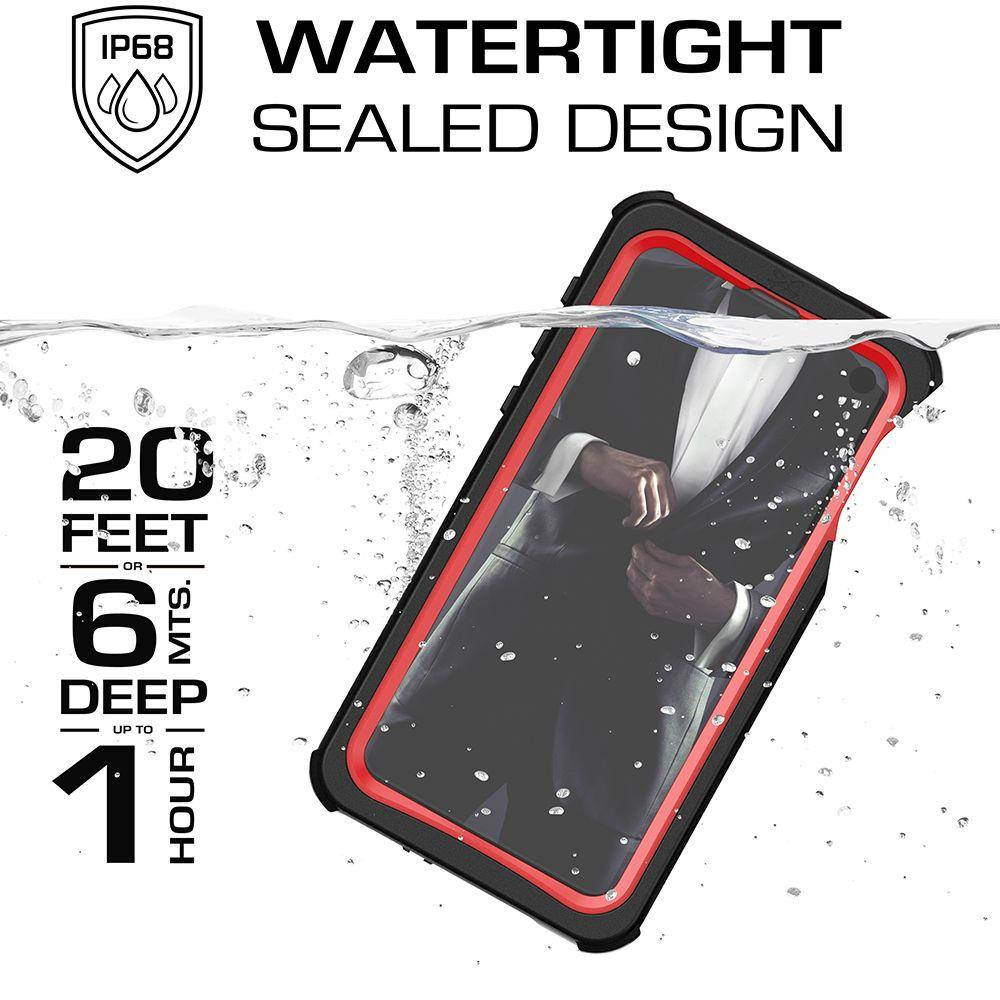 Ghostek Nautical Galaxy S10e Waterproof Case with Screen Protector Super Heavy Duty Protection Rugged Shockproof Full Body Underwater Watertight Seal Cover for 2019 Galaxy S10e (5.8 Inch) - (Black)