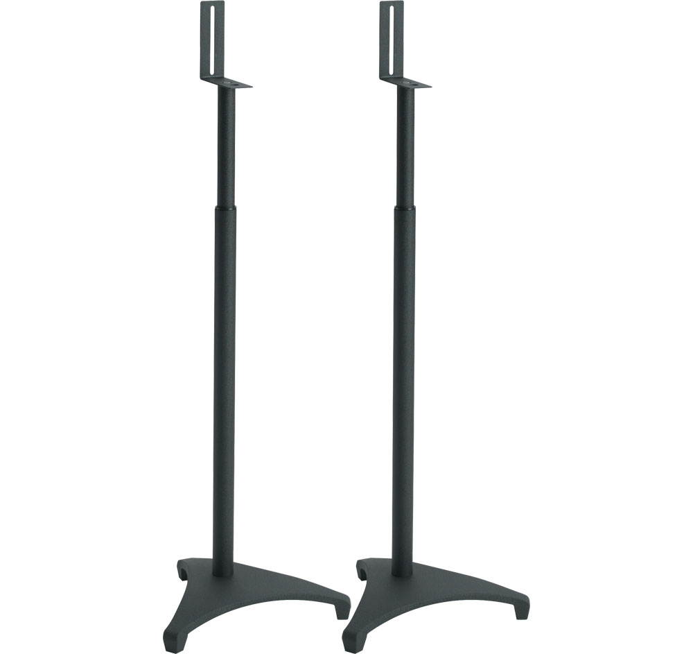 Sanus | EFSATB Black (Pr.) | Euro Foundations Series II Adjustable Speaker Stands