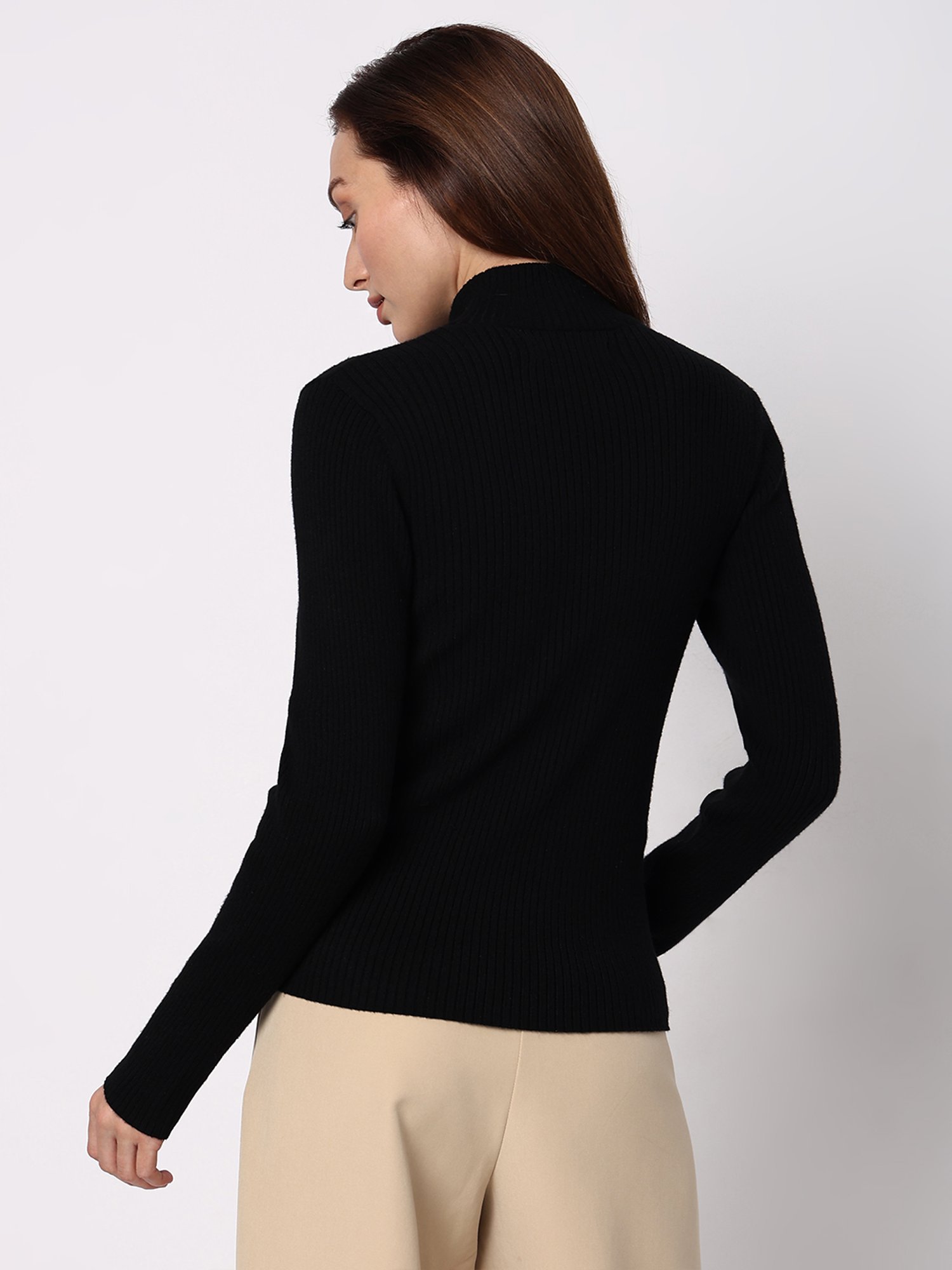 Vero Moda Black Regular Fit Pullover