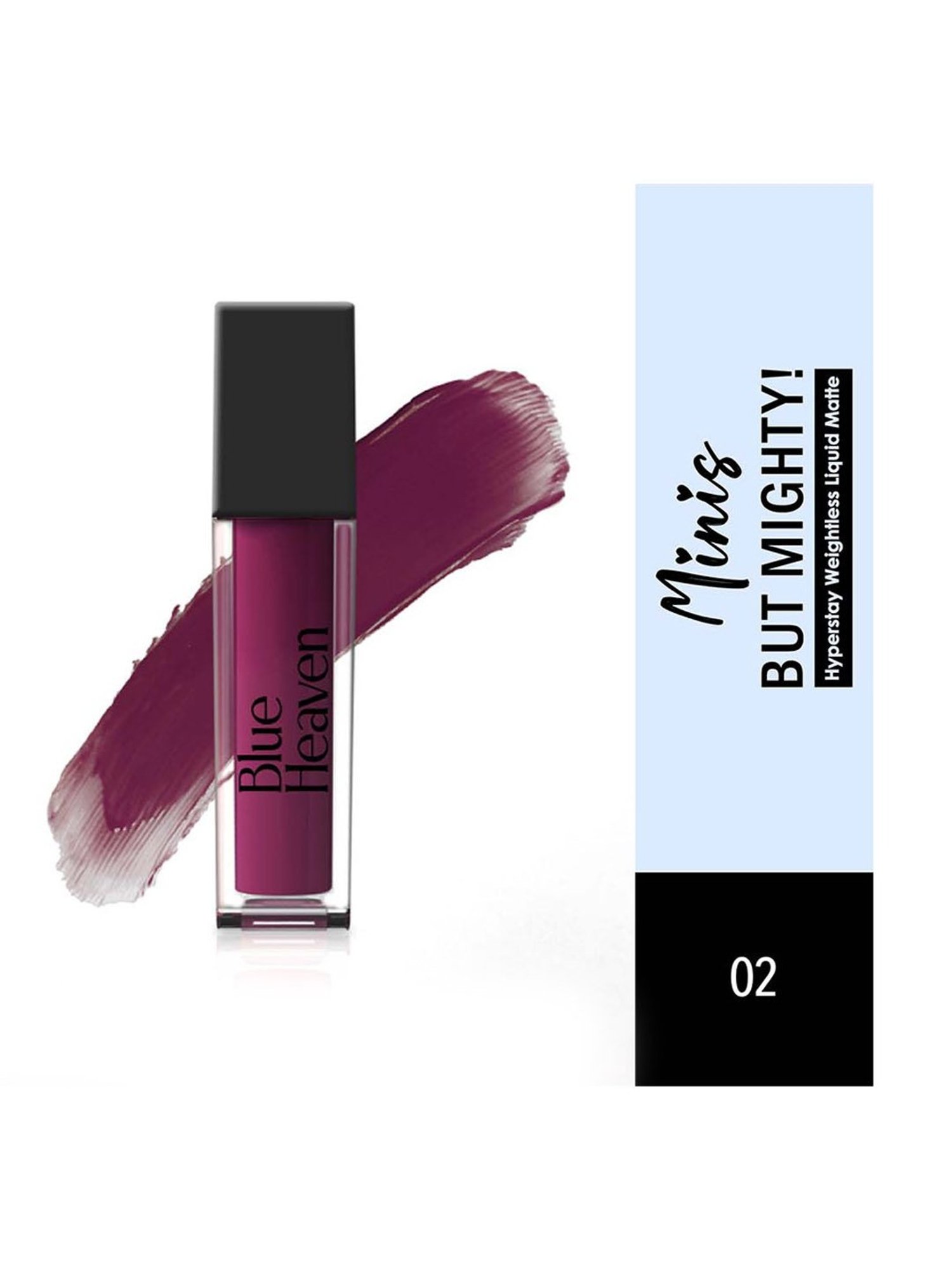 Blue Heaven Minis But Mighty Liquid Lipstick Majestic Diva Bright - Pack of 4