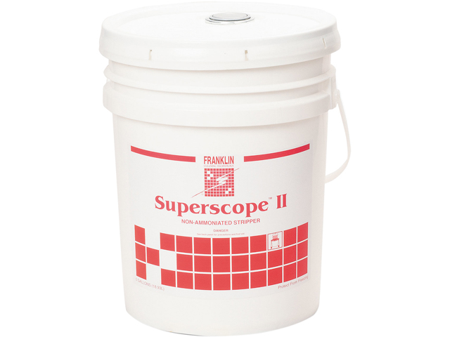 Franklin Cleaning Technology F209026 Superscope II Non-Ammoniated Floor Stripper, Liquid, 5 gal. Pail
