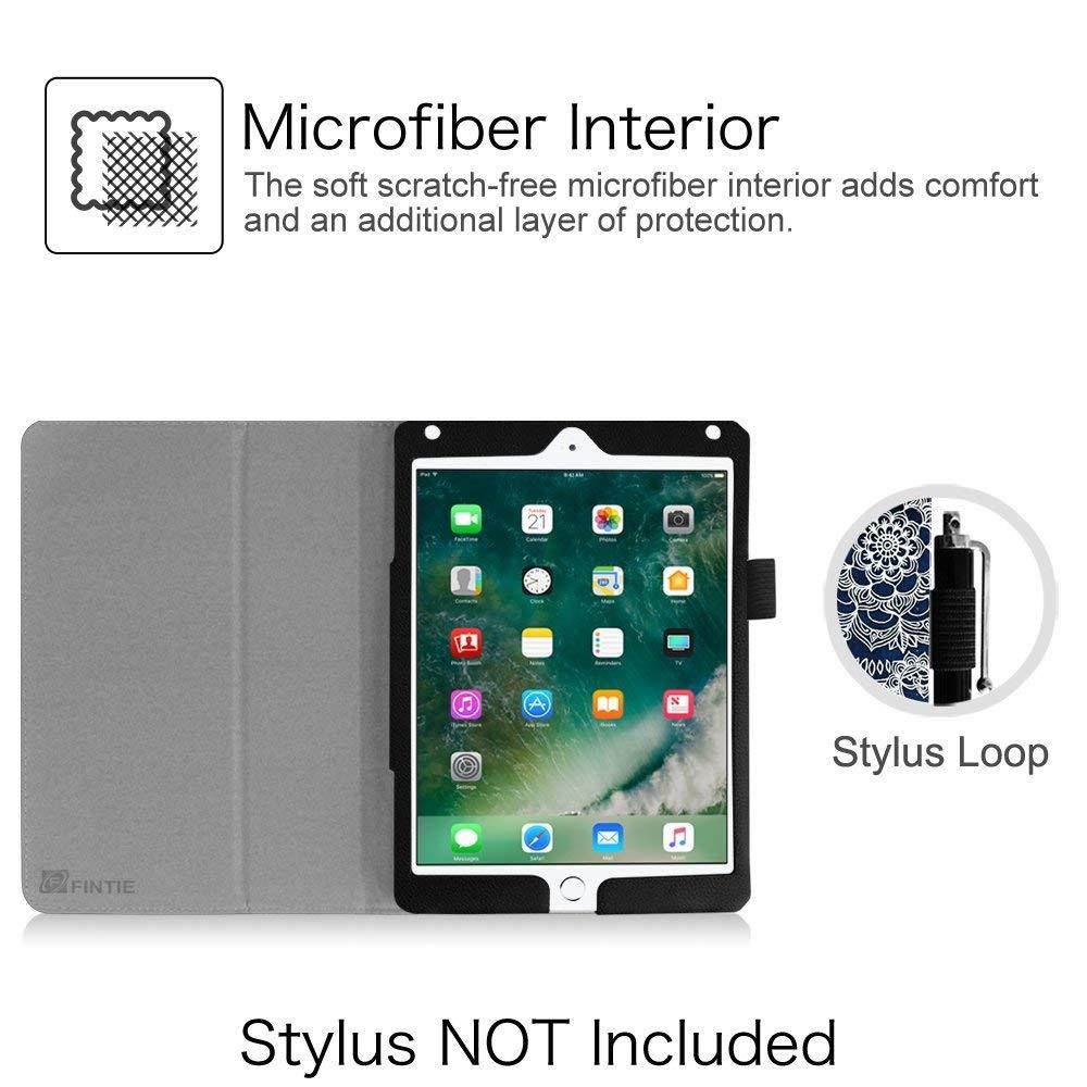 Fintie iPad 9.7 2018 / 2017, iPad Air 2, iPad Air Case - [Corner Protection] Premium Vegan Leather Folio Stand Cover, Auto Wake / Sleep for Apple iPad 6th / 5th Gen, iPad Air 1 / 2, Indigo Dreams