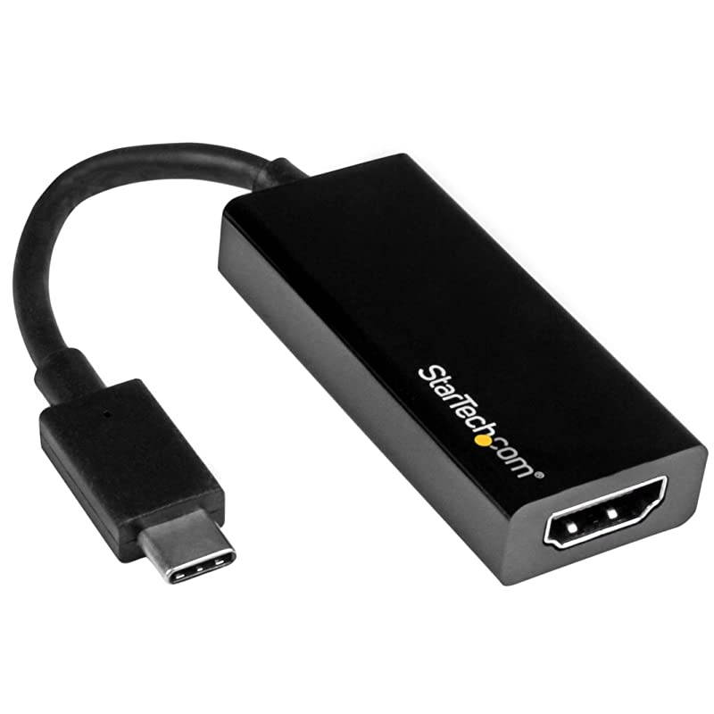 com USB-C to HDMI Video Adapter Converter - 4K 30Hz - Thunderbolt 3 Compatible - USB 3.1 Type-C to HDMI Monitor Travel Dongle Black (CDP2HD)