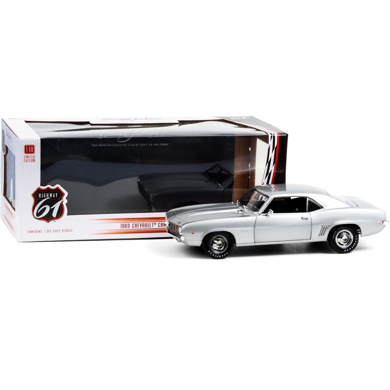 1969 Chevrolet Camaro ZL1 Coupe Silver (Lot #5010) "Barrett-Jackson Scottsdale" (2012) 1/18 Diecast Model Car by Highway 61