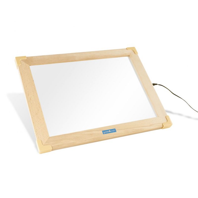 Guidecraft Ultra-slim LED Activity Tablet with Hardwood Beech Frame