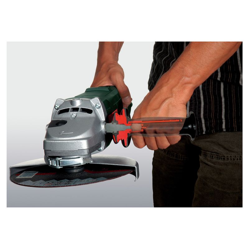 Metabo W24-180 15.0 Amp 7 in. Angle Grinder
