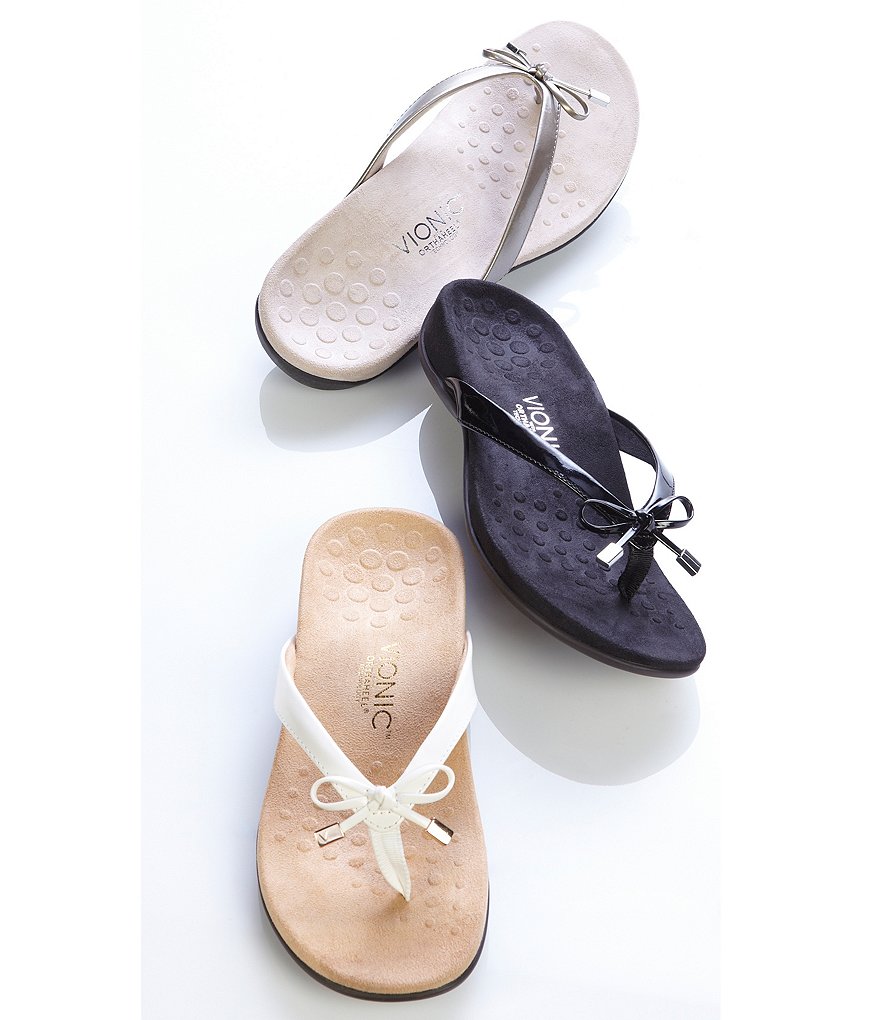 Vionic Bella II Bow Detail Flip-Flops