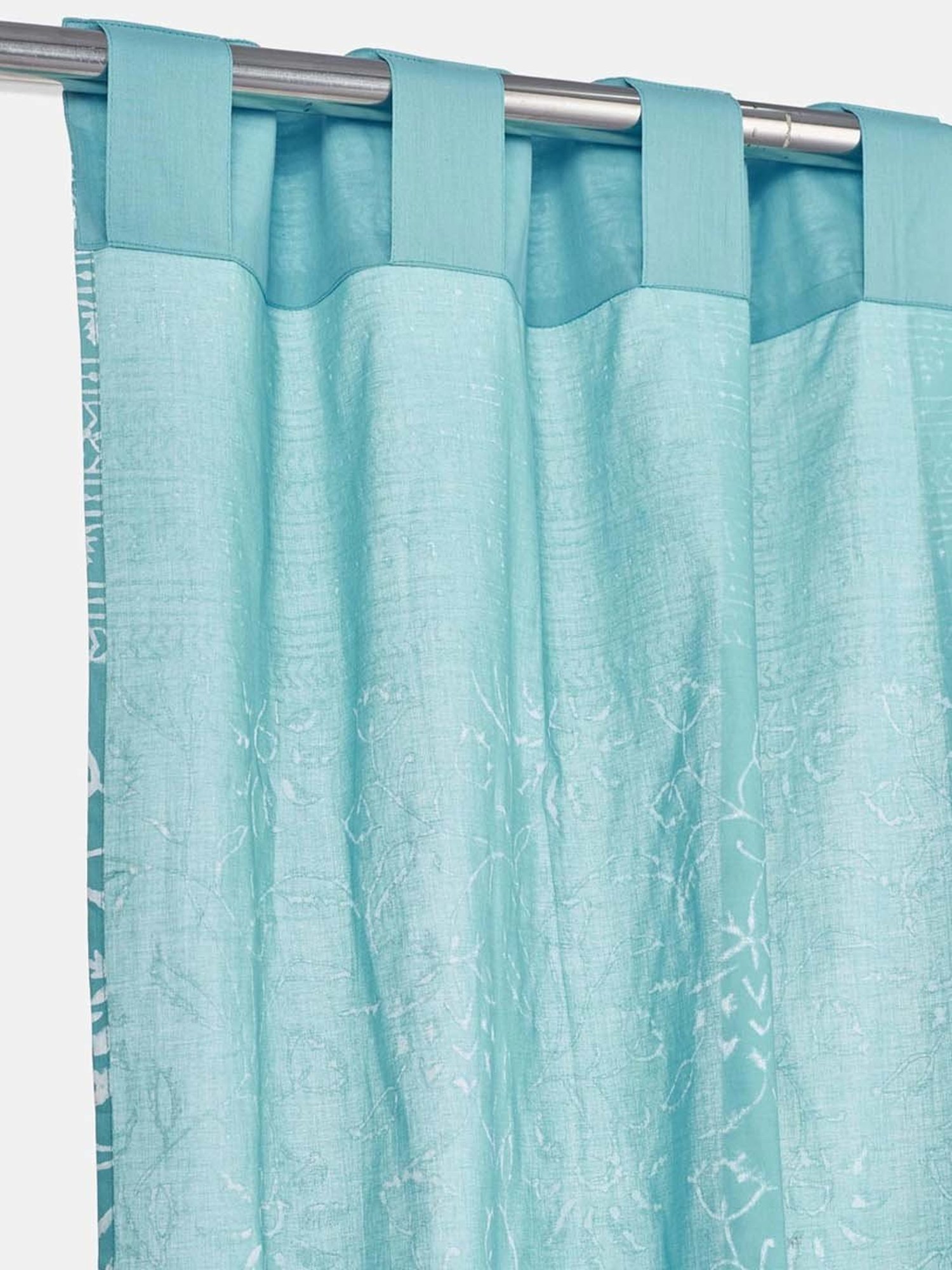 Swayam Brown Paisley J&B Blackout Eyelet Door Curtain - Single Piece (7 Ft)