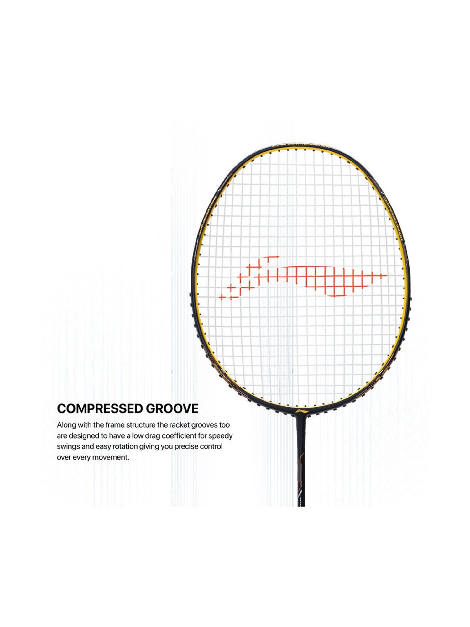 Li-Ning Wind Lite 900 II Badminton Racket (Black) Size - Medium