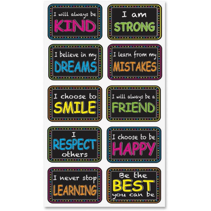 Ashley Motivation Phrase Mini Whiteboard Erasers (ash-78004) (ash78004)