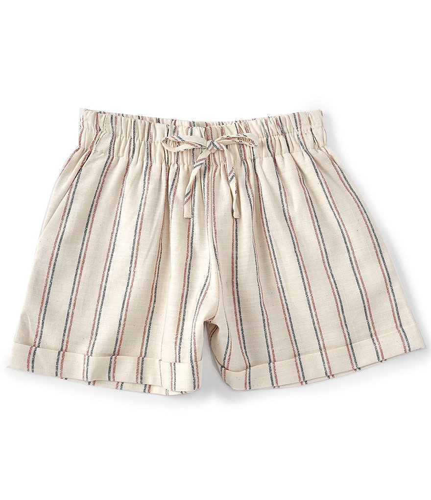 Angie Big Girls 7-14 Smocked Tie-Dye Shorts