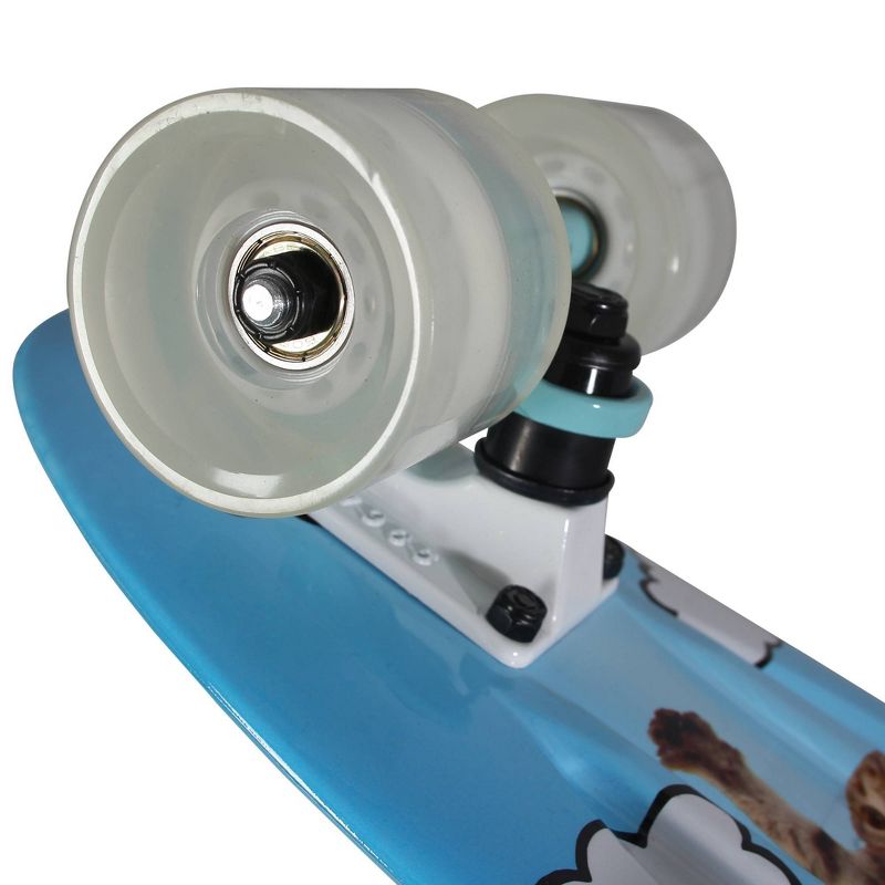 Kryptonics 22.5" Originals Sky Cats Skateboard - Blue