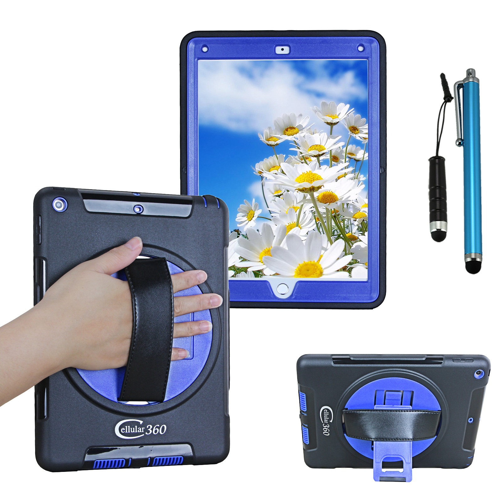 UAG Designed for Microsoft Surface Go 2 / Surface Go Case Scout w/Handstrap [Black] Rugged Military Drop Tested Protective Cover