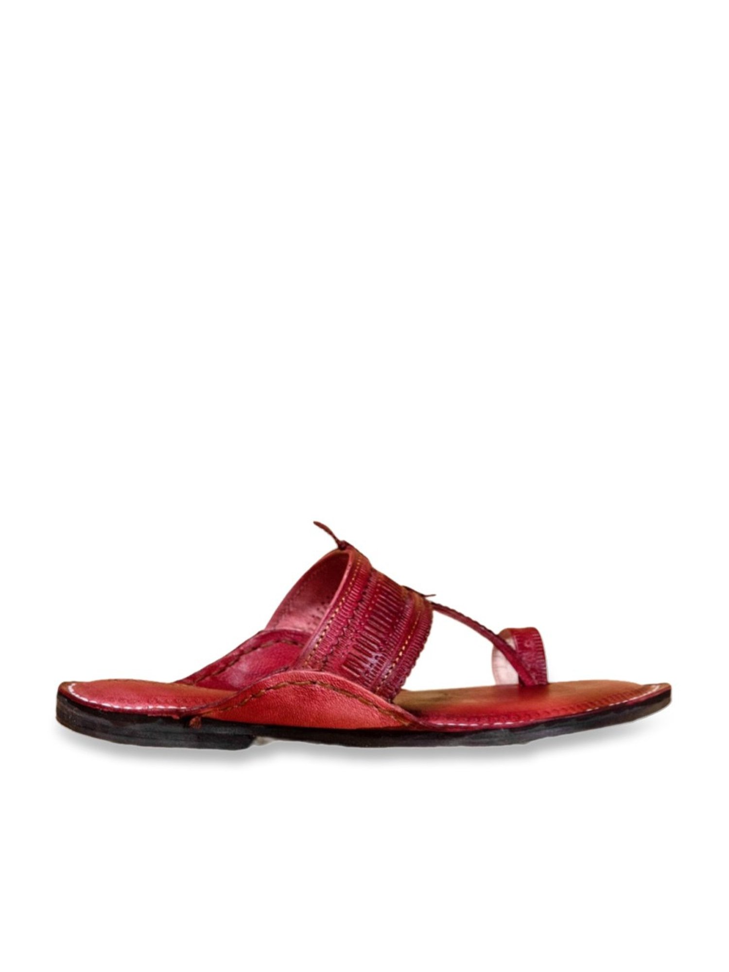 Kalapuri Men's Brown Kolhapuri Sandals