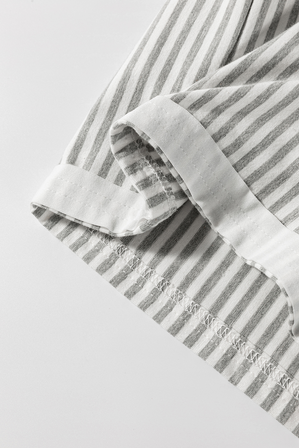 Skobeloff Textured Ruffle Split Top and Drawstring Shorts Set