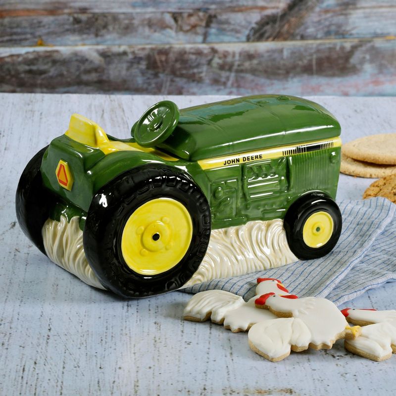 John Deere 10.5 Inch Stoneware Tractor Cookie Jar