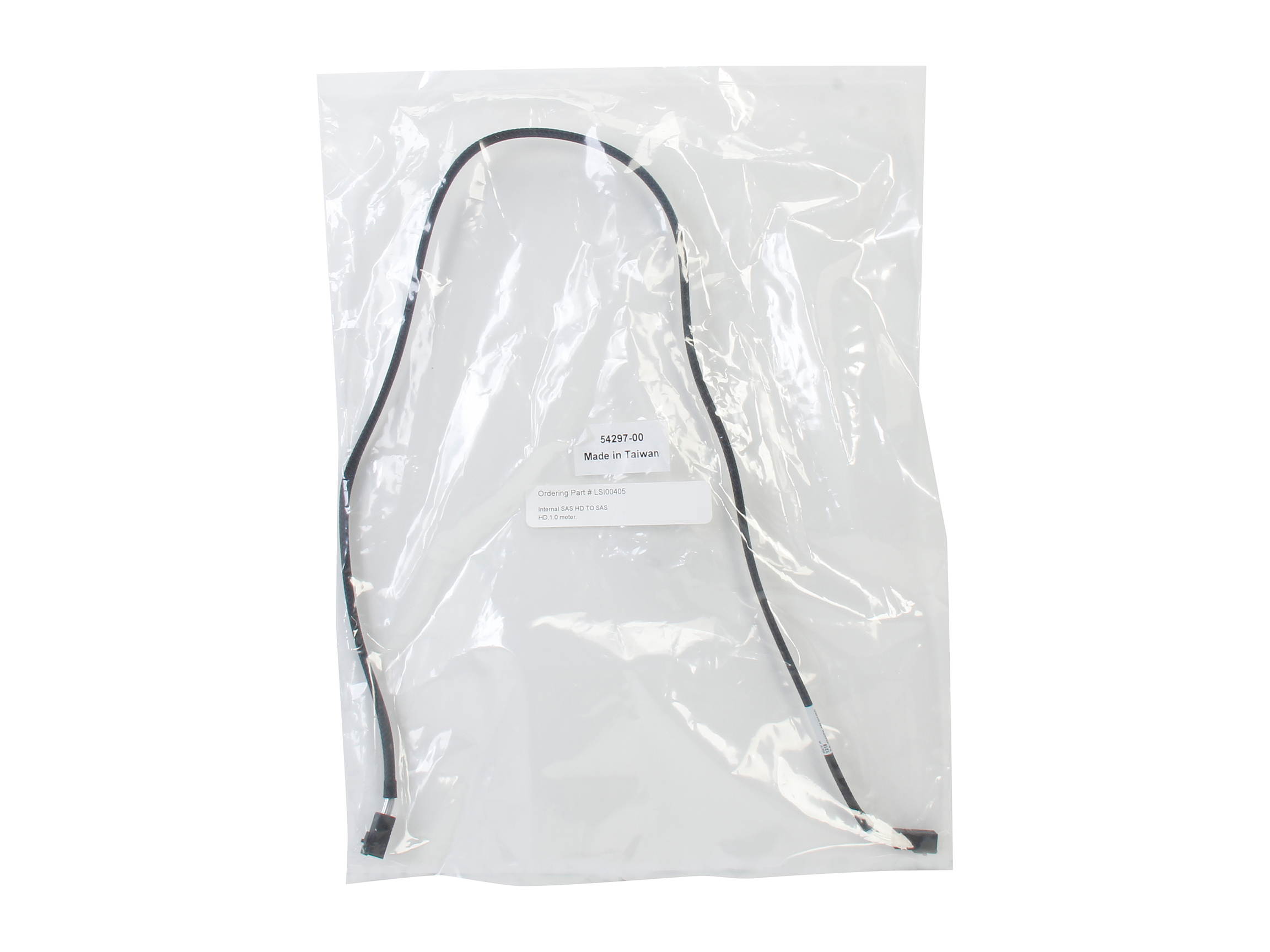 LSI LSI00405 1.0 meter internal cable SFF8643 to SFF8643 (mini SAS HD to mini SAS HD)