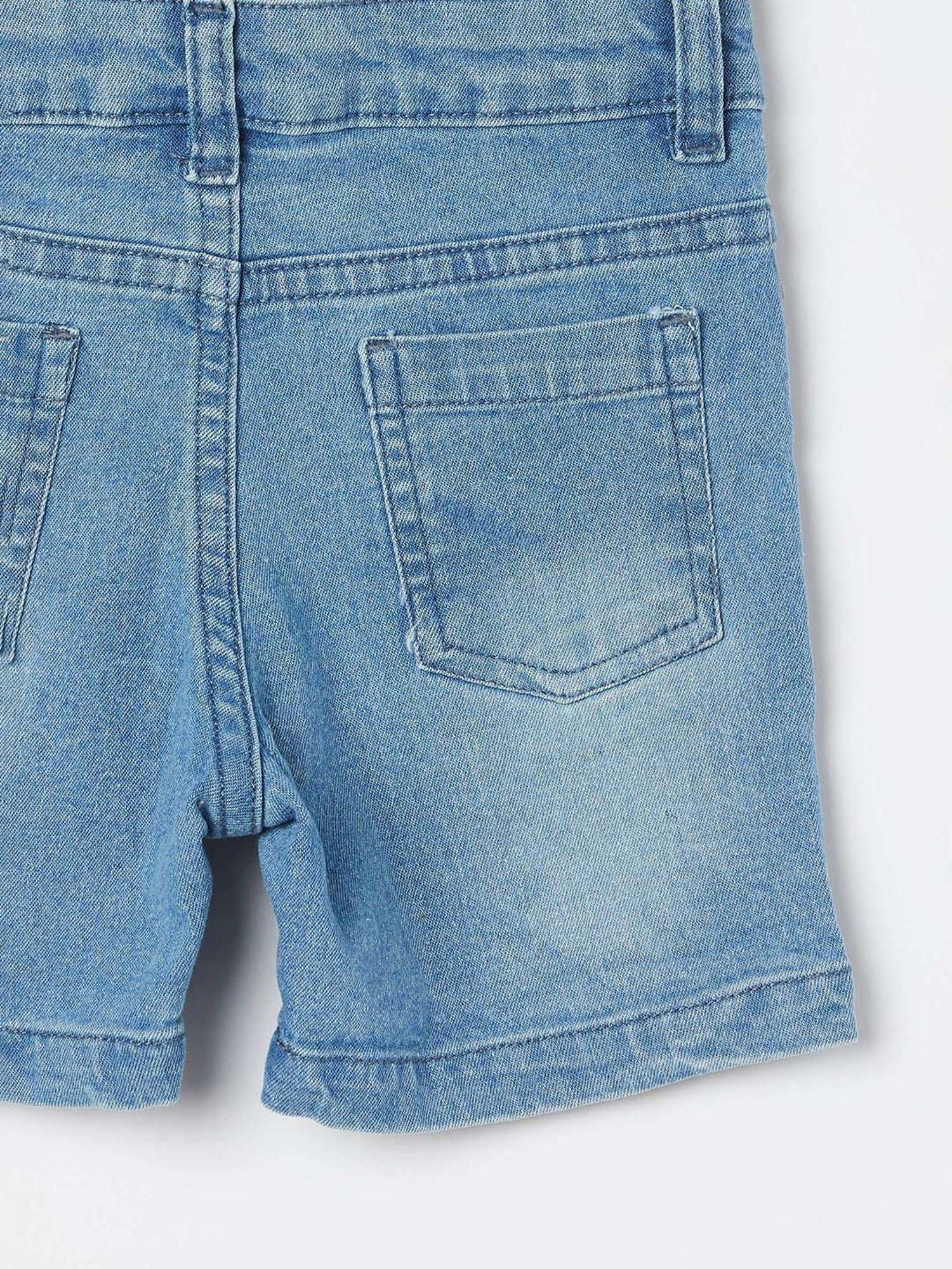 Juniors by Lifestyle Boys Blue Cotton Printed Shorts