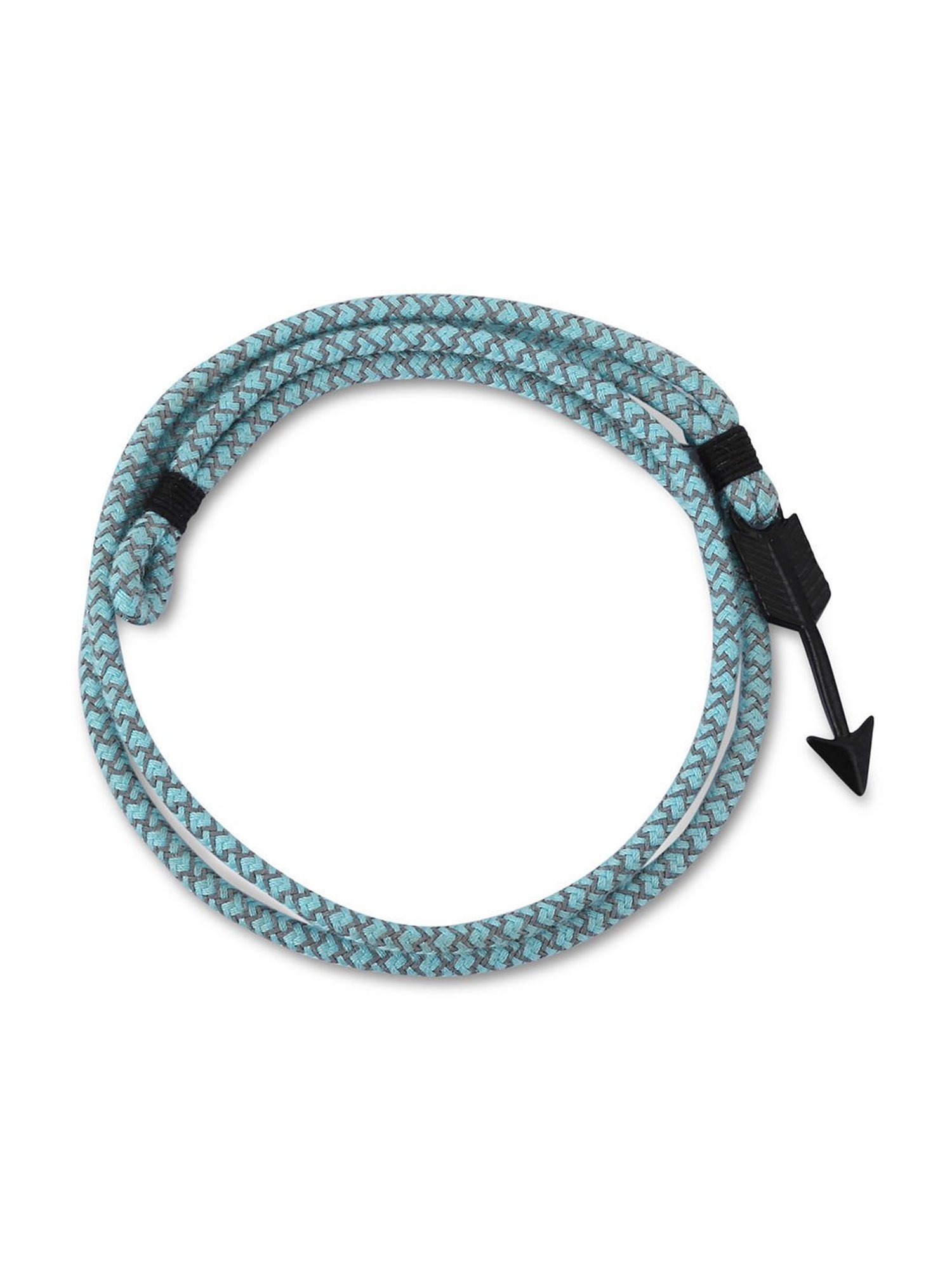 The Bro Code Sky Blue Arrow Bracelet For Men