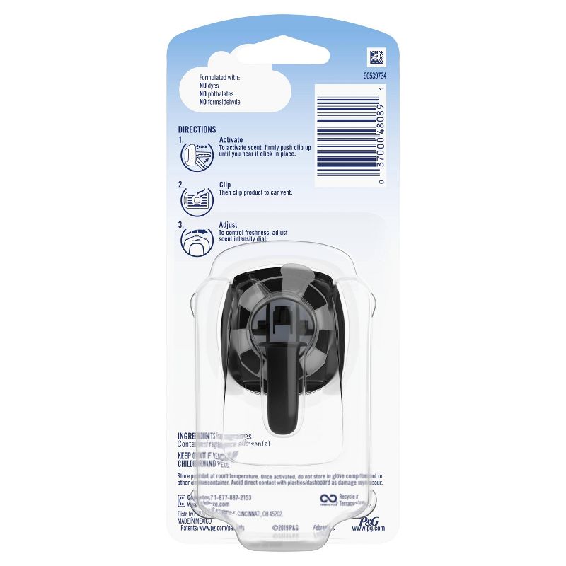 Febreze Car Odor-Eliminating Air Freshener Vent Clip - Forest - 1ct