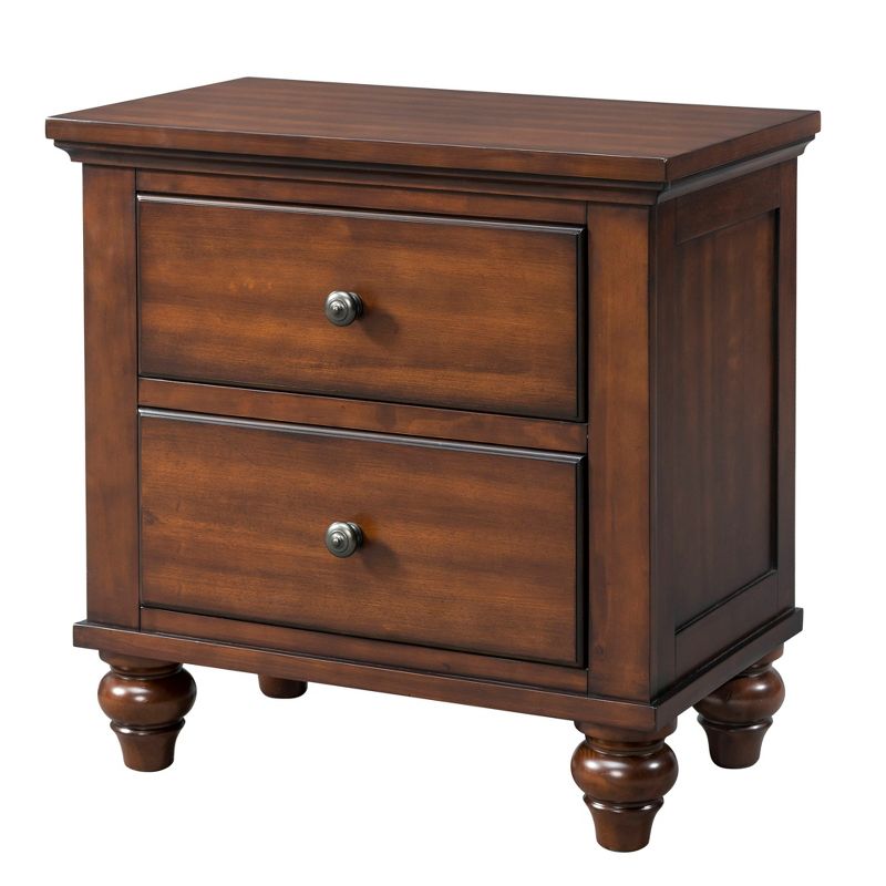 4pc King Channing Storage Bedroom Set Cherry - Picket House Furnishings