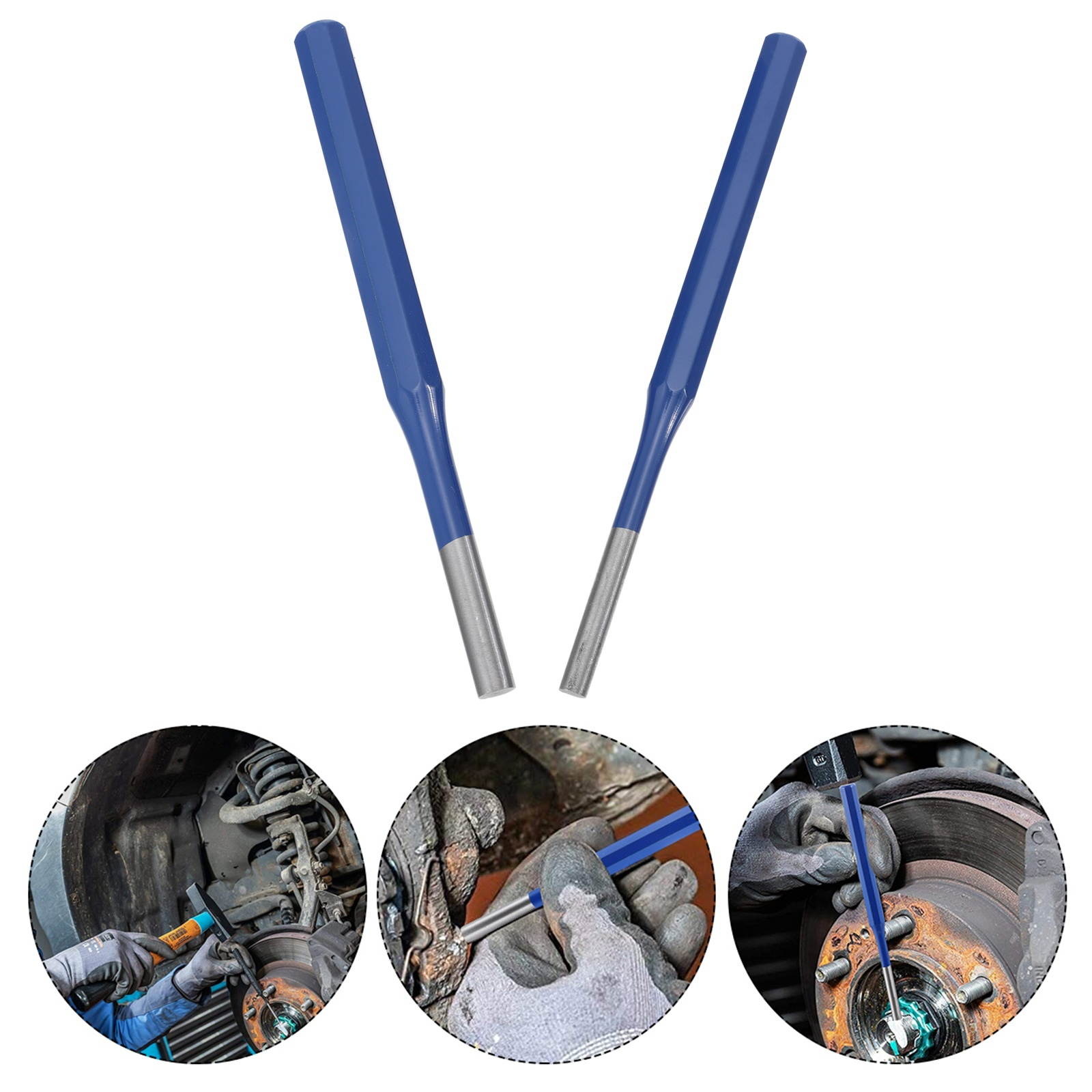 2pcs Pin Punch Prime Durable High Quality Sturdy Premium Drilling Tool Woodworking Kit for Woodworking