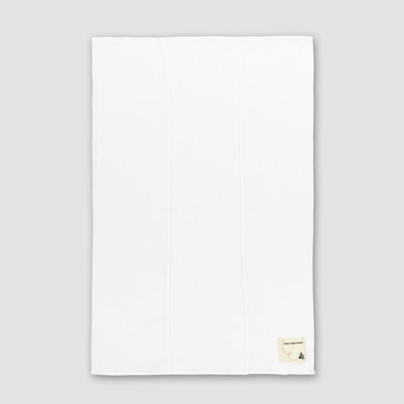 Burt's Bees Baby® Organic Cotton 5pk Solid/Print Burp Cloth Set - Heather Gray