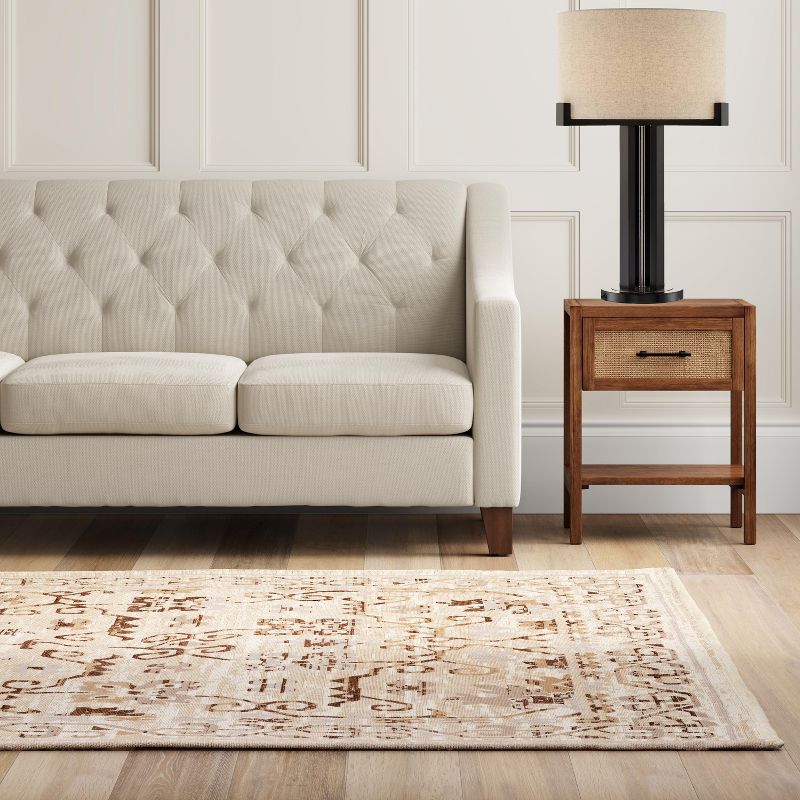 Barend Table Lamp Dark Walnut  - Lite Source