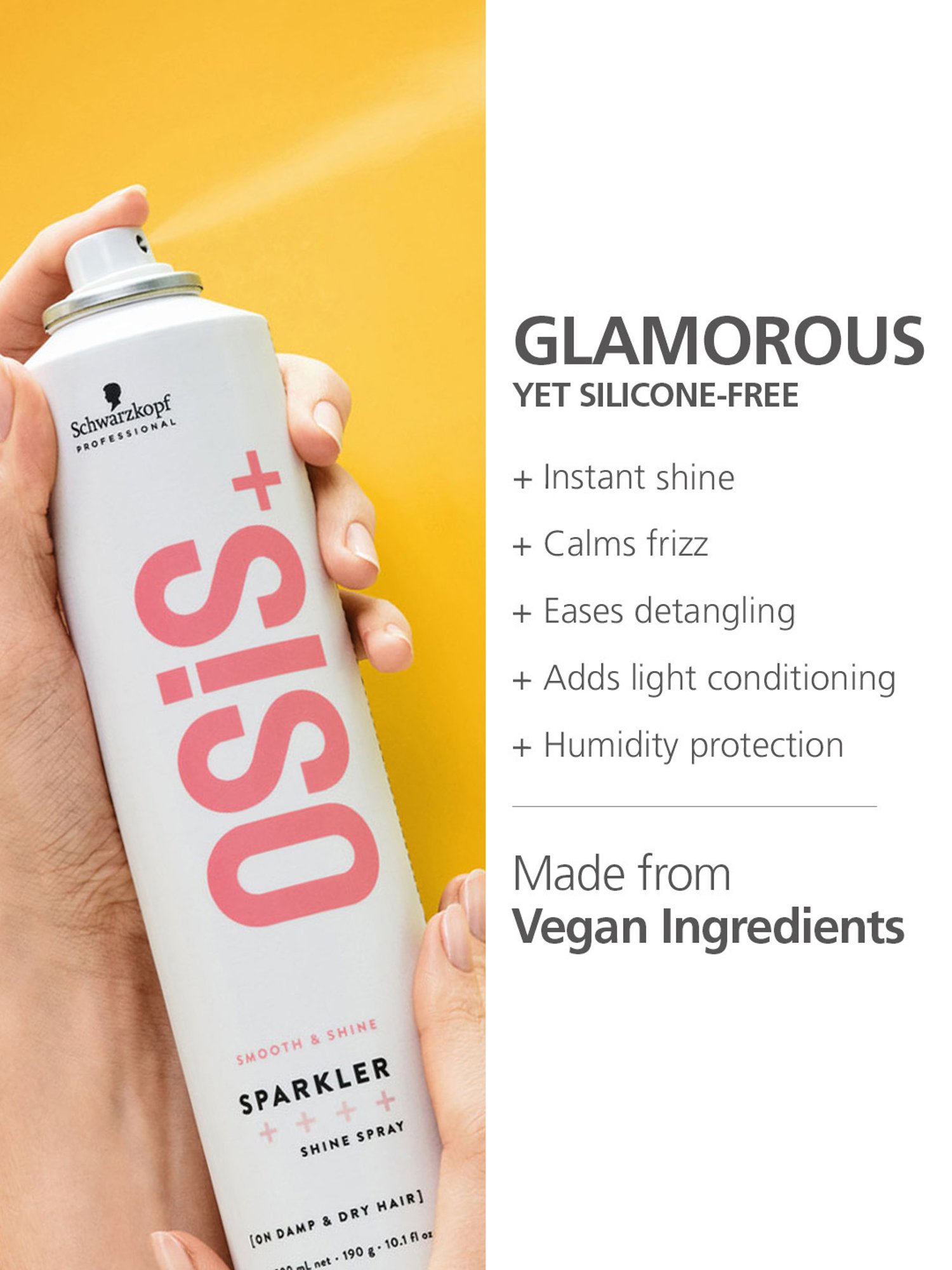 Schwarzkopf Professional Osis+ Smooth & Shine Sparkler Shine Spray - 300 ml