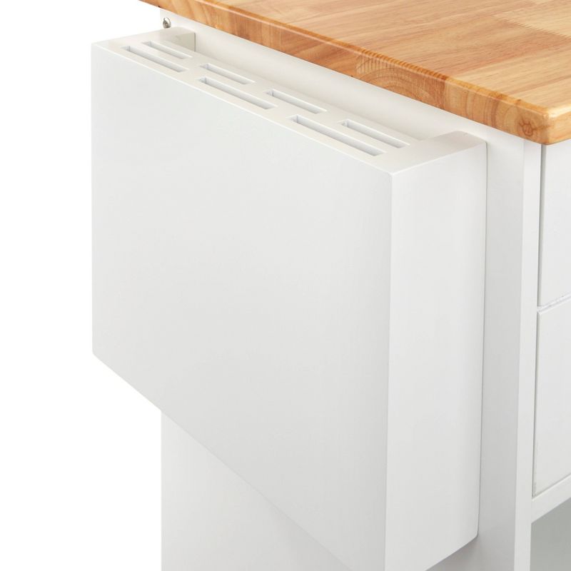 Lotus Kitchen Cart White - Buylateral