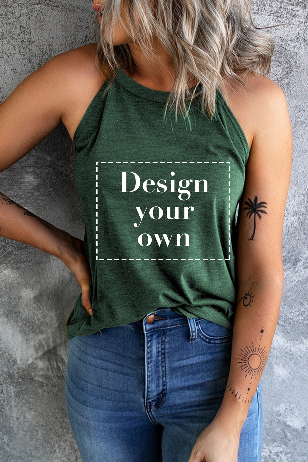 Blank Sweatshirt - Black Plaid Leopard Print Patchwork Long Sleeve Top Customized