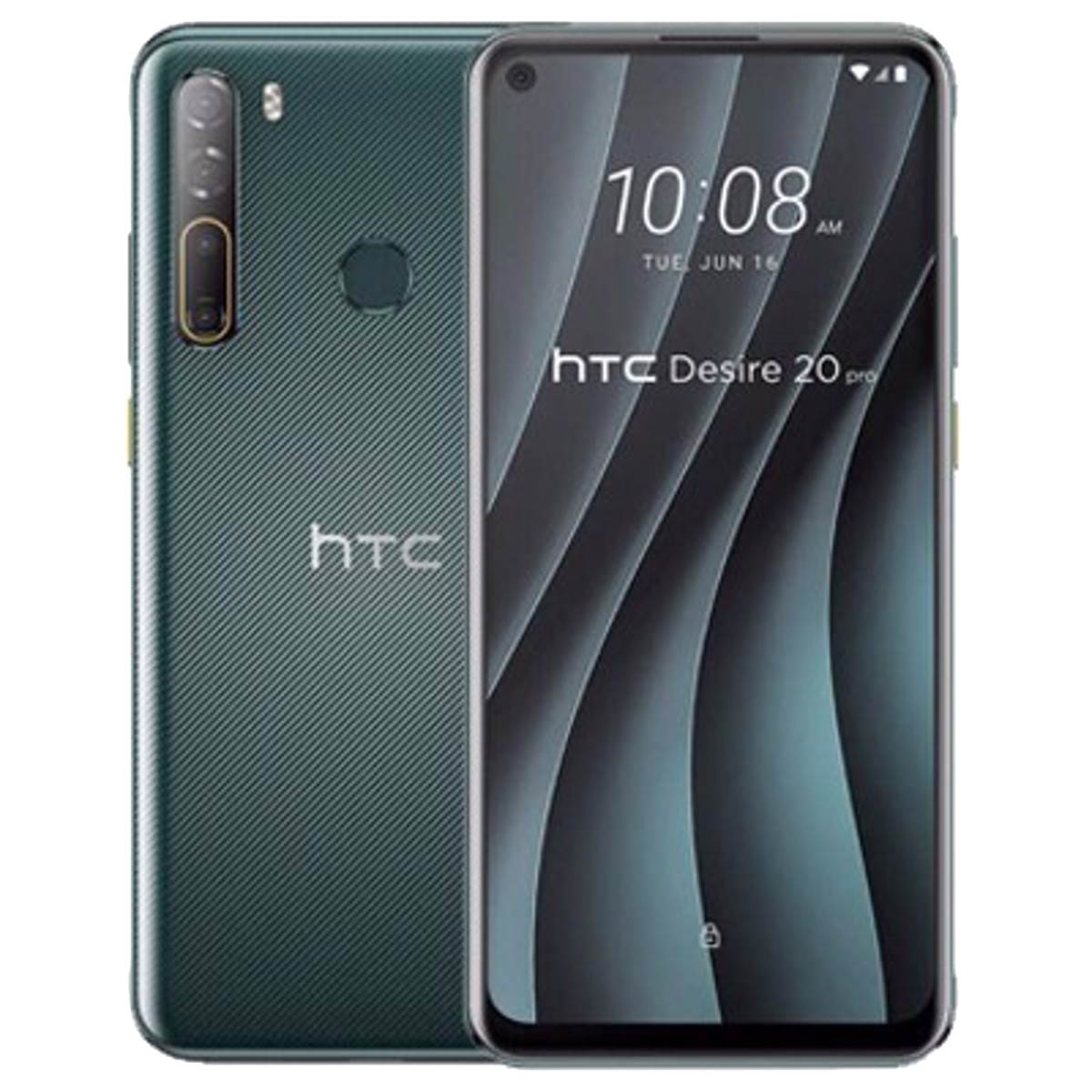 HTC Desire Pro 20 Dual-SIM 128GB ROM + 6GB RAM (GSM Only | No CDMA) Factory Unlocked 4G/LTE Smartphone (Green) - International Version