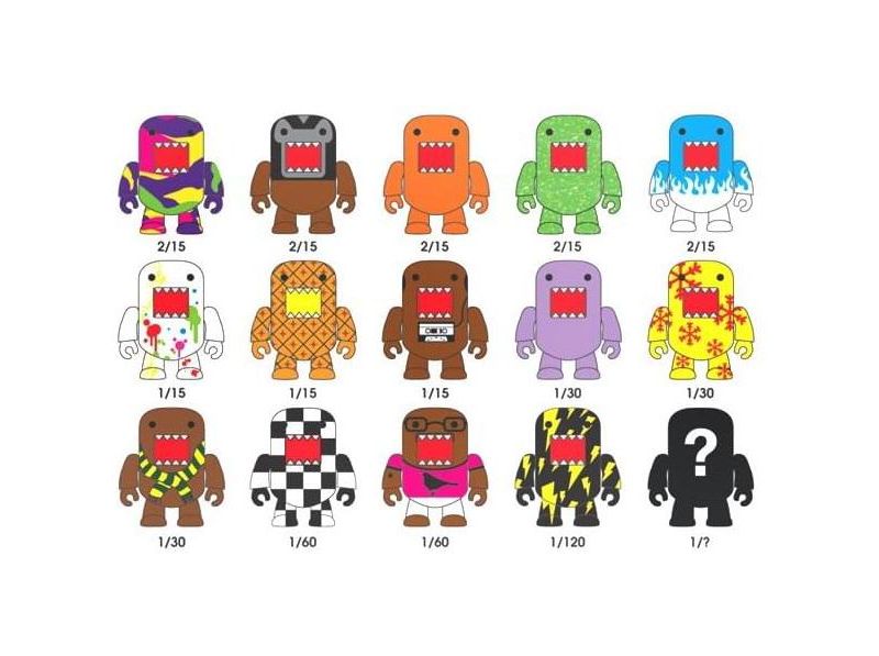 Dark Horse Comics Domo 2" Qee Figure Series 4 Single Blind Box