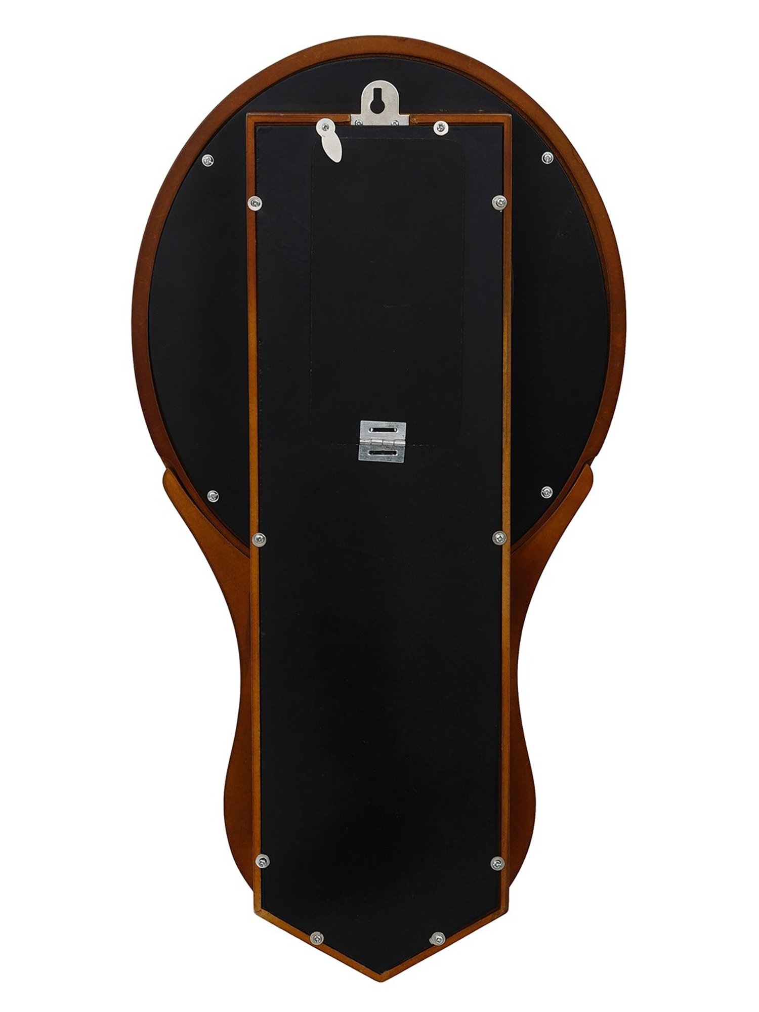 CHRONIKLE Vertical Brown Wood Wall Clock