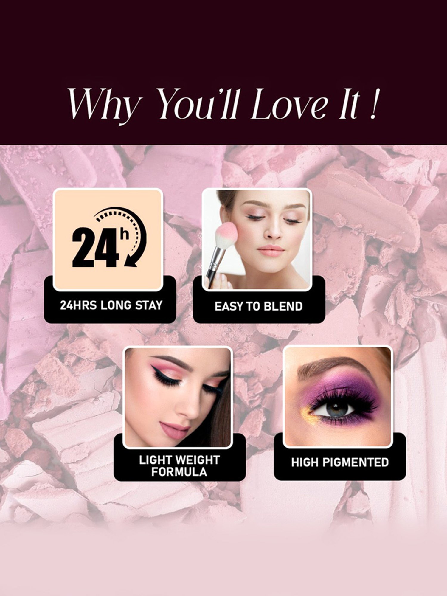 Matt Look Intense Eye Eyeshadow Palette 04 - 12 gm