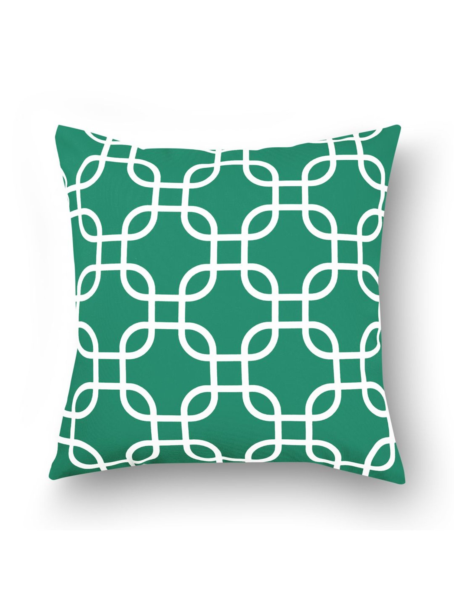 SEJ by Nisha Gupta Green & White Cushion Covers - Set of 3